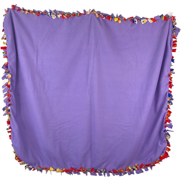 Bubble Guppies Handmade Double Sided Fleece Tie Blanket 50” x 40” - Picture 2 of 5